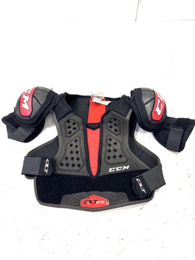 Used CCM QLT270 Junior Shoulder Pads MD 11860-S000296717