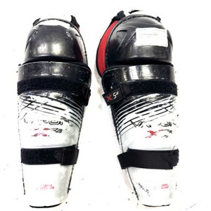 Used Bauer VAPOR X5.0 Junior Shin Guards Black 11" 11860-S000296719