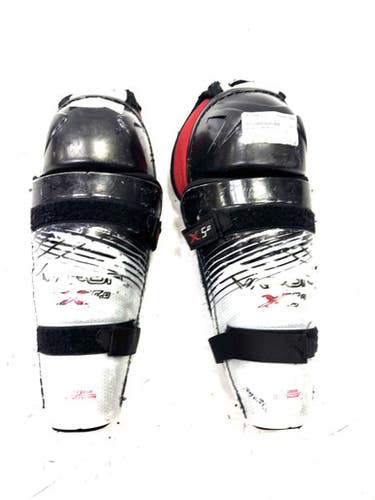 Used Bauer VAPOR X5.0 Junior Shin Guards Black 11" 11860-S000296719