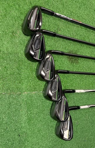 Men's TaylorMade RBZ Right Handed Iron Set Senior Flex (6 Clubs) #7 - #9, PW, GW, SW Graphite Shaft