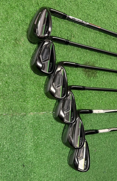 Men's TaylorMade RBZ Right Handed Iron Set Senior Flex (6 Clubs) #7 - #9, PW, GW, SW Graphite Shaft