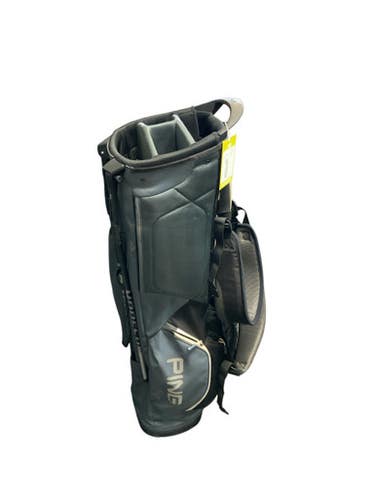 Used Ping HOOFER CLASSIC Mens Stand Bag Grey 11823-S000033777