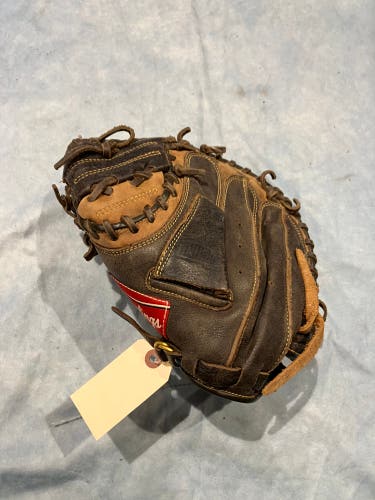 Brown Rawlings Player Preferred LH Catcher's Baseball Glove 31" (Used)