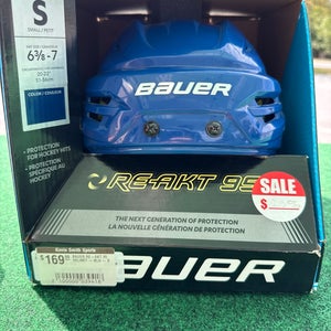 Blue Small Bauer Re-Akt 95 Helmet (New)