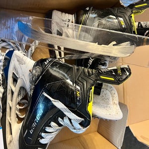 Bauer Hockey Skates + Extra Steel Blades Size 5 Fit 2 — USED