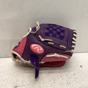Used Rawlings HFP10PPW BB/SB Glove RH Throw Pink 10" 11443-S000197092