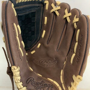 Used Rawlings RBG36BC BB/SB Glove RH Throw Brown 12 1/2" 11823-S000033375