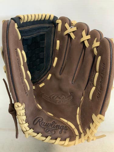 Used Rawlings RBG36BC BB/SB Glove RH Throw Brown 12 1/2" 11823-S000033375