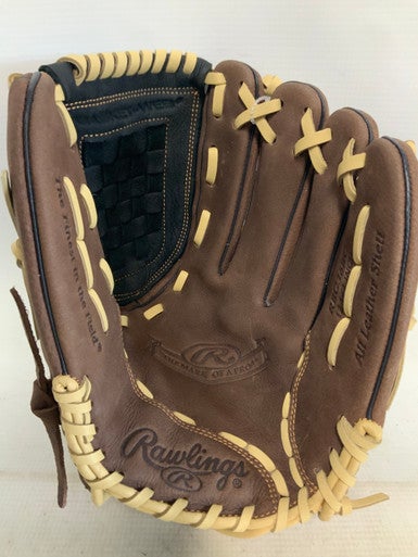 Used Rawlings RBG36BC BB/SB Glove RH Throw Brown 12 1/2" 11823-S000033375