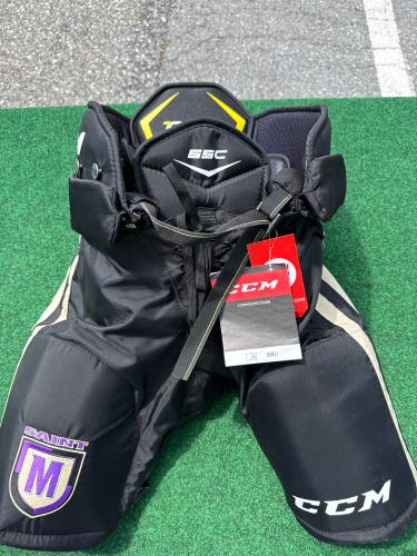 Black CCM Tacks 65c Hockey Pants (Used) | St. Michaels College | Junior Large