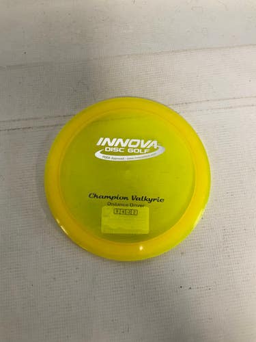 Used Innova CHAPION VALKYRIE Disc Golf Driver Yellow 11823-S000033192
