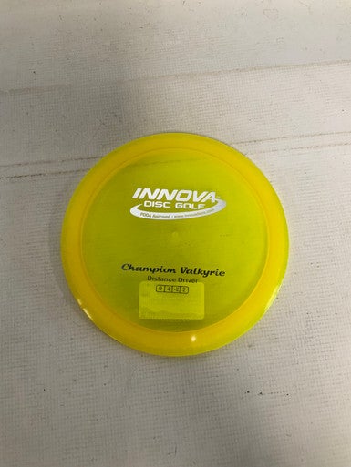 Used Innova CHAPION VALKYRIE Disc Golf Driver Yellow 11823-S000033192