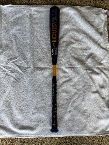 2025 Louisville Slugger Select PWR Hybrid USABat Certified Bat (-10) 18 oz 28" (Used)