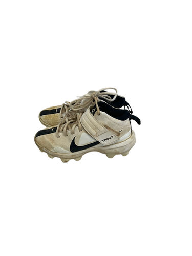Used Nike TROUT BB/SB Cleats White Junior 01.5 11692-S000140266