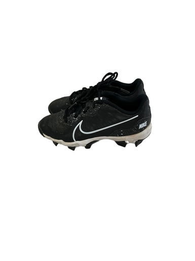 Used Nike ALPHA HUARACHE 4 KEYSTONE BB/SB Cleats Black Junior 02.5 11692-S000140281