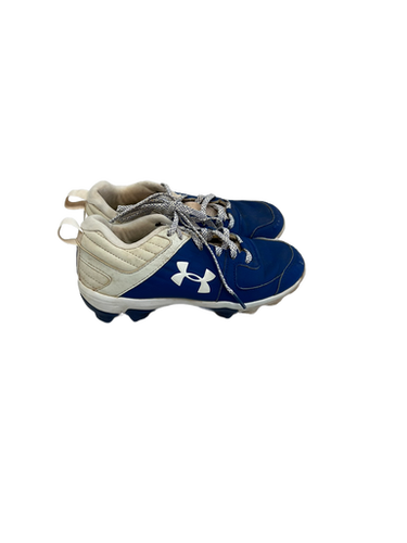 Used Under Armour LEADOFF BB/SB Cleats Royal Blue Junior 02.5 11692-S000140282