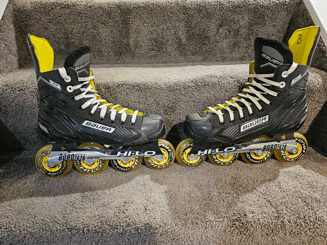 Used Senior Bauer RS Inline Hockey Skates - R Width Size 6