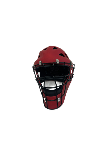 Used Adams CH6000 Catchers Helmet w/Mask Red One Size 11692-S000140286