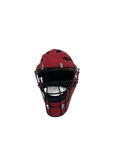 Used Adams CH6000 Catchers Helmet w/Mask Red One Size 11692-S000140286