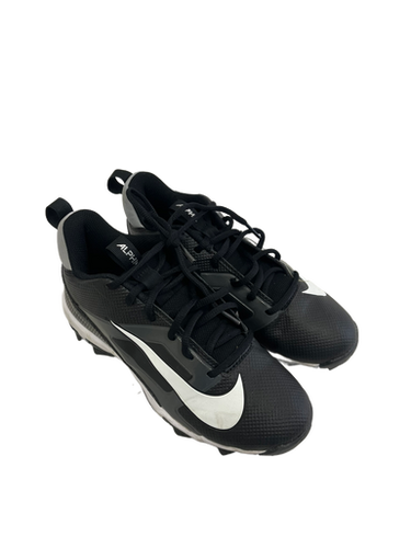 Used Nike ALPHA MENACE SHARK 4 Jr FB Cleats Black Junior 04.5 11692-S000140313