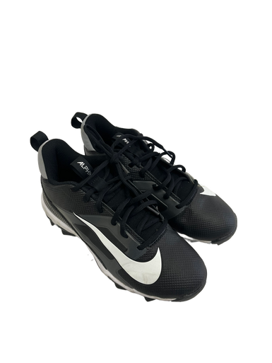 Used Nike ALPHA MENACE SHARK 4 Jr FB Cleats Black Junior 04.5 11692-S000140313