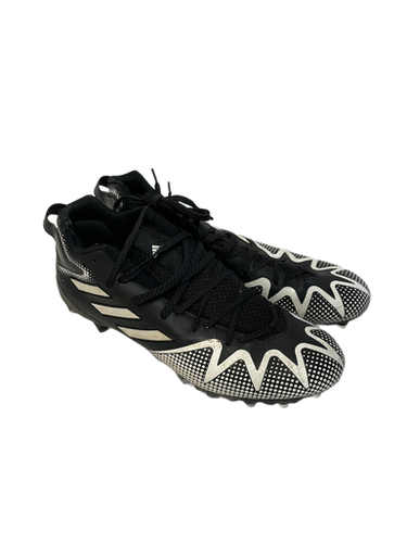 Used Adidas FREAK Adult FB Cleats Black Senior 12.5 11692-S000140328