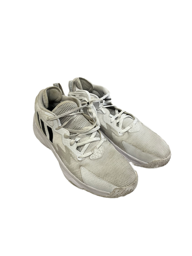 Used Adidas DAME Basketball Shoes M White Senior 12 11692-S000140329