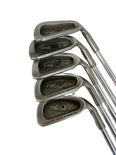 Used Ping EYE 2 BLACK DOT Mens Iron Set RH 5I-9I 11692-S000140365