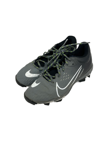 Used Nike HYPERDIAMOND 4 KEYSTONE BB/SB Cleats Black And Grey Junior 06 11692-S000140380
