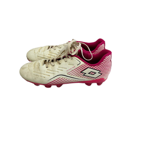 Used Lotto ROMA 700 Soccer Cleats White Junior 03 11692-S000140402