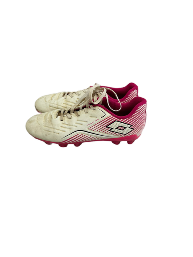Used Lotto ROMA 700 Soccer Cleats White Junior 03 11692-S000140402