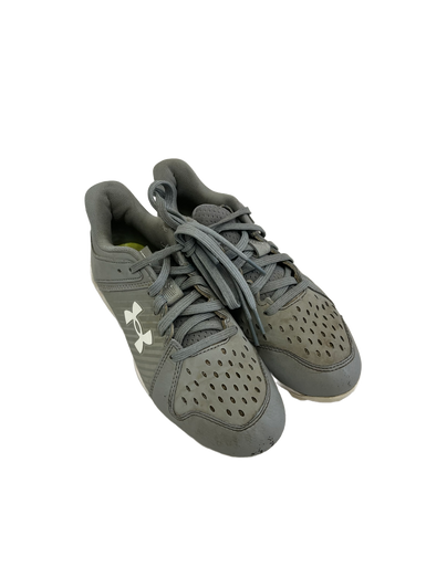 Used Under Armour LEADOFF BB/SB Cleats Grey Junior 03 11692-S000140409