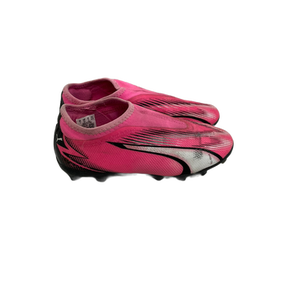Used Puma ULTRA MATCH Soccer Cleats Pink Junior 02 11692-S000140427