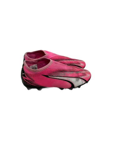 Used Puma ULTRA MATCH Soccer Cleats Pink Junior 02 11692-S000140427