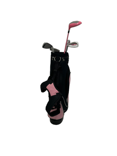 Used Golf Girl TI-MATRIX Jr Package Set LH Black And Pink 5 Piece 11692-S000140441