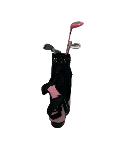 Used Golf Girl TI-MATRIX Jr Package Set LH Black And Pink 5 Piece 11692-S000140441