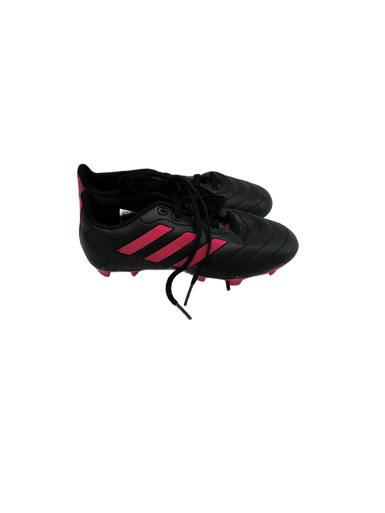 Used Adidas GOLETTO Soccer Cleats Black And Pink Youth 13.0 11692-S000140447