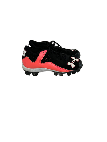 Used Under Armour LEADOFF BB/SB Cleats Black And Pink Junior 01 11692-S000140451