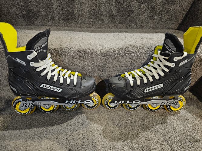 Used Junior Bauer RS Inline Skates Regular Width Size 4