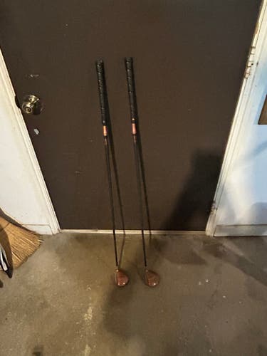 Men's TaylorMade Left Hand Fairway Wood Regular Flex 3 Wood and 5 wood (Used)