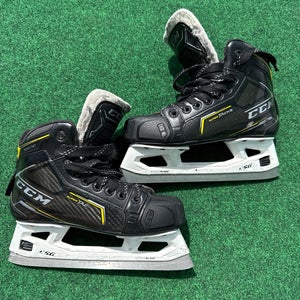 Junior CCM Super Tacks 9370 Hockey Goalie Skates (Regular) Size 3.5 (Used)