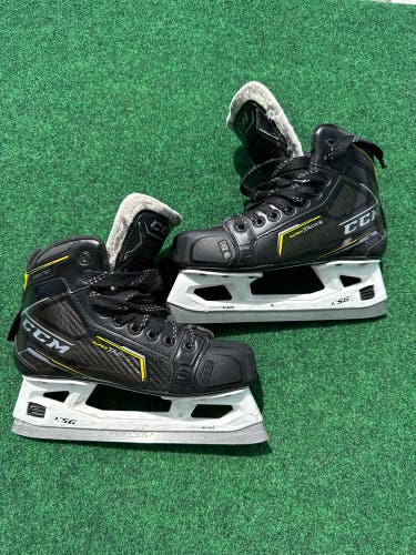Junior CCM Super Tacks 9370 Hockey Goalie Skates (Regular) Size 3.5 (Used)
