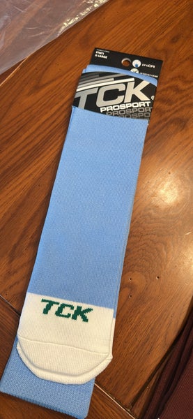 Blue Adult Unisex XL Athletic Knit Socks (New)