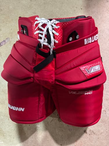 Senior Large 2024 Vaughn Velocity V10 Hockey Goalie Pants (Used)