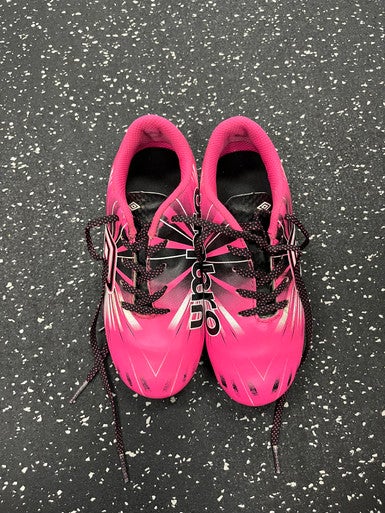 Used Umbro Soccer Cleats Pink Youth 12.0 11849-S000031028