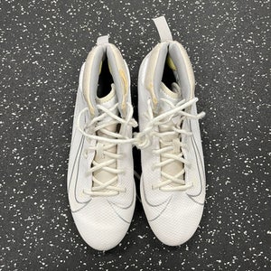 Used Nike LAX Cleats Mens White Senior 9 11849-S000031025
