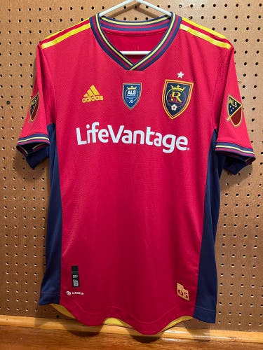 Real Salt Lake *Game Worn* Jersey - Autographed Bode Hidalgo