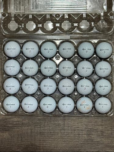 24 TaylorMade Tour Response Golf Balls - 5A Mint Condition ONLY
