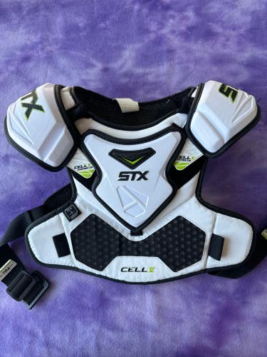 Large Youth STX Cell V Shoulder Pads (Used)