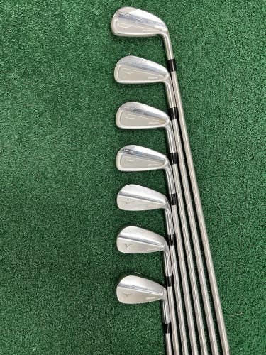 Mizuno MP18 COMBO Iron Set MRH 4-PW X-Stiff KBS C-Taper 130 X Steel Shafts +3/4"